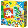 Image de SES Creative - Hobby 1 - 4 - My first - Peinture au doigt dinosaures - Peinture bebe - Ne déteint pas - 3 couleurs de peinture - 1+
