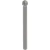 Image de Lot de 2 Fraises Haute Vitesse DREMEL 114 (En Acier Bout rond Diamètre 78mm pour Sculpter et Graver)