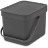 Image de Poubelle de tri Sort & Go 6L Gris BARBANTIA