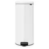 Image de Poubelle à pédale Newicon 30 l blanc Code G - Brabantia