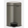 Image de Poubelle à pédale NewIcon 3L, Brabantia Platinum - BRABANTIA