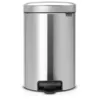 Image de Poubelle À Pédale 12l Matt Steel Brabantia 113604