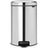 Image de BRABANTIA Poubelle à pédale New Icon 20 L gris brillant
