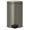 Image de Poubelle à pédale Newicon 20 l platinum Code D - Brabantia