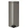 Image de Poubelle cuisine 30 L gris NEW ICON