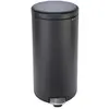 Image de Poubelle En Inox Brabantia Newicon 30l Gris Minéral, Ouverte Par Pédale Et Seau Intérieur Amovible