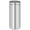 Image de Poubelle Touch Bin 30L, Brabantia Matt steel FPP - BRABANTIA