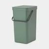 Image de BRABANTIA Poubelle Waste Bin Sort & Go 16 L - Fir Green