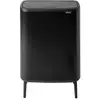 Image de Poubelle Brabantia Bo Touch Bin Hi 60l 2 Compartiments Noir Mat