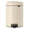 Image de Poubelle à pédale - BRABANTIA - NewIcon - 5L - Beige - Anti-odeurs - Base antidérapante
