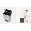Image de Poubelle Bo à pédale 2x30L, Brabantia Inox Fpp - BRABANTIA