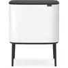 Image de Poubelle De Cuisine Brabantia Bo Touch Bin 36l Blanche, Ouverture Soft Touch, Seau Intérieur Amovible