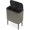 Image de Poubelle Bo Touch Bin - Brabantia - 2 Seaux Intérieurs - 11 + 23 L - Platinum
