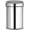 Image de BRABANTIA Poubelle Touch Bin - 3L - Acier brillant