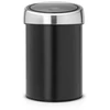Image de Poubelle Touch Bin 3L, Brabantia Noir mat - BRABANTIA