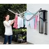Image de BRABANTIA Séchoir Wallfix - 24 m - Gris métallique