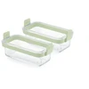 Image de Lot de 2 Plats en verre rectangulaires pour Airfryer, Lékué - LÉKUÉ