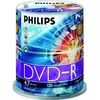Image de DVD-R PHILIPS DM4S6B00F - 100 supports - 4.7 Go (120 min) 16x - spindle