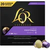 Image de Café capsules L'Or Espresso Lungo Profondo x20 en aluminium compatibles Nespresso