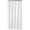 Image de Rideau de douche - SEALSKIN - Madeira - Polyester - Blanc - Contemporain - Design