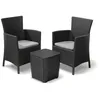 Image de SILLON RATAN RESINA 2 U+MESITA