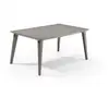 Image de Table De Jardin - Rectangulaire 160cm - Cappuccino - En Résine - 6 Personnes - Lima -allibert By Keter