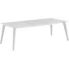 Image de Table de jardin - rectangulaire - blanc - en résine - 8 à 10 personnes - Lima -Allibert by KETER