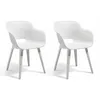 Image de Chaises dextérieur Akola - Keter - Blanc - Résine - Contemporain - Robuste et léger