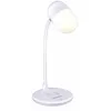 Image de Lampe Led Avec Haut-parleur Et Chargeur Sans Fil Grundig Blanc 10 W 50 Lm Ø 12 X 26 Cm Plastique 3-en-1