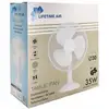 Image de Ventilateur De Bureau Lifetime Blanc 35 W 34 X 23,5 X 46 Cm