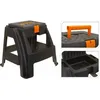 Image de Tabouret avec boîte à outillage - L 47 x l 40 x H 43cm