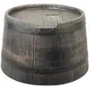 Image de Support De Baril D'eau De Pluie Aspect De Bois 45x28,5cm Marron Nature