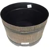 Image de Pied pour récupérateur deau en forme de barrique - NATURE - 50 litres - PE rotomoulé brun
