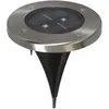 Image de Spot solaire pour sol - Rond - 2 LED - RANEX