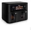 Image de Tristar FR-9075 Friteuse Double - 9L - 2500W - Airfryer - Noir