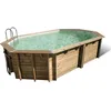 Image de Piscine AZURA 400x610 H120cm liner beige 75/100 - UBBINK - 7504576