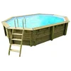 Image de Piscine Bois Sunwater 4,90 X 3,00 X 1,20 M - Liner Bleu - Ubbink