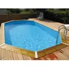 Image de UBBINK Piscine bois Maldives bleue 355x490x130 m