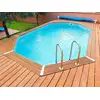 Image de Piscine Bois Azura 4,90 X 3,55 X 1,30 M - Liner Beige - Ubbink