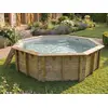 Image de Piscine Bois Océa 4,30 X 1,20 M - Liner Gris - Ubbink