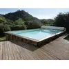 Image de Piscine Bois Linéa 6,50 X 3,50 X 1,40 M - Liner Bleu - Ubbink