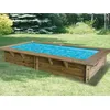 Image de Piscine Bois Azura 3,50 X 2,00 X 0,71 M Liner Bleu Avec Filtre À Cartouche - Ubbink