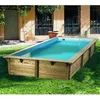 Image de Piscine bois Ubbink Azura Bleu 300X400 - H120cm Bleu