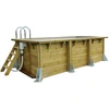 Image de Piscine Bois Azura 4,00 X 2,00 X 1,26 M - Liner Beige - Ubbink