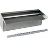 Image de Cascade Niagara De Jardin 30 Cm Acier Inox Et Éclairage Led Ubbink