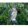 Image de Bassin - UBBINK - Hibou décoratif - Hauteur 59 cm - Marron - Plastique