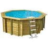Image de Piscine Bois Sunwater 3,60 X 1,20 M Liner Bleu - Ubbink