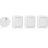 Image de Smartwares Set dinterrupteurs de chambre à coucher 8x8x17 cm Blanc