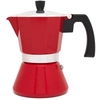 Image de Leopold Vienna Lv113007 Machine À Café Manuelle Cafetière À Moka 0,31 L Rouge