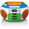 Image de Radio portable lecteur cd et cassette enfants lenco multicolore SCD-971